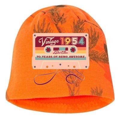 Cute Cassette Tape Limited Edition Vintage 1954 70 Years Of Being Awesome Kati - Camo Knit Beanie