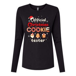 Christmas Cookie Tester Taster Baking Crew Womens Cotton Relaxed Long Sleeve T-Shirt