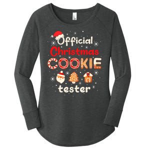 Christmas Cookie Tester Taster Baking Crew Women's Perfect Tri Tunic Long Sleeve Shirt