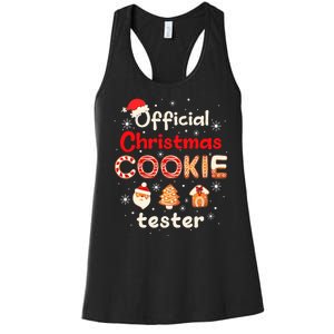 Christmas Cookie Tester Taster Baking Crew Women's Racerback Tank