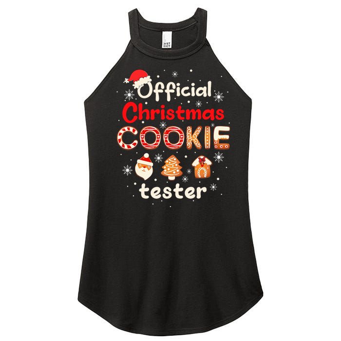 Christmas Cookie Tester Taster Baking Crew Women's Perfect Tri Rocker Tank