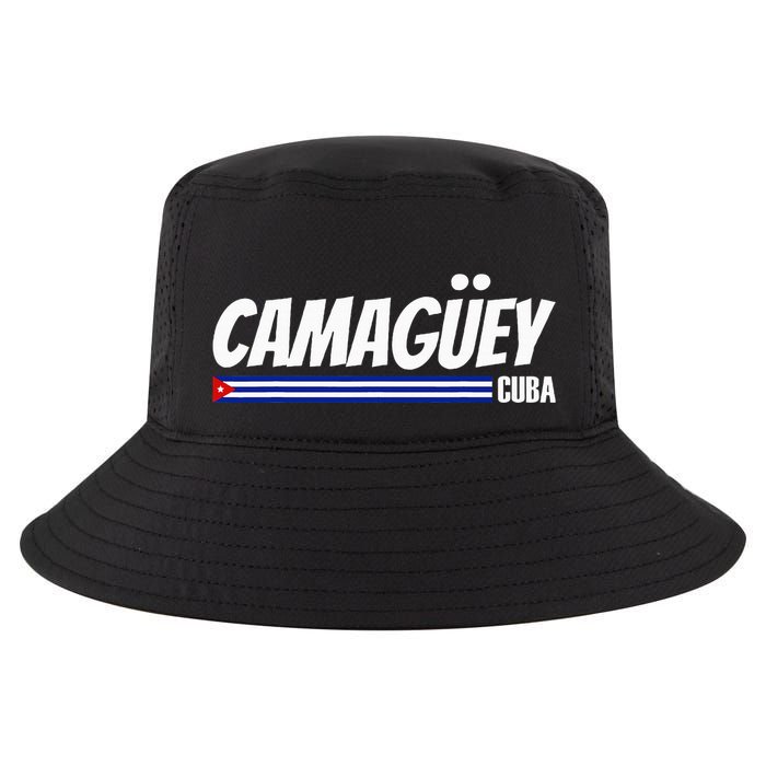 CamagüEy Cuba Travel Proud Cuban Cuba Flag Camaguey Cool Comfort Performance Bucket Hat
