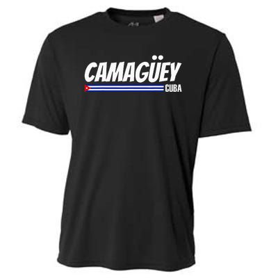 CamagüEy Cuba Travel Proud Cuban Cuba Flag Camaguey Cooling Performance Crew T-Shirt