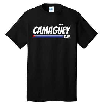 CamagüEy Cuba Travel Proud Cuban Cuba Flag Camaguey Tall T-Shirt