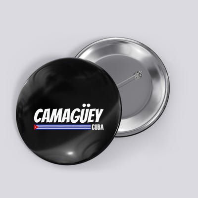 CamagüEy Cuba Travel Proud Cuban Cuba Flag Camaguey Button