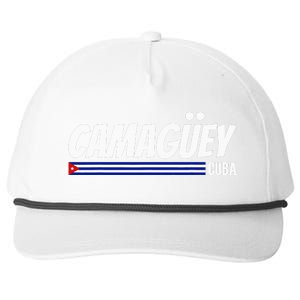 CamagüEy Cuba Travel Proud Cuban Cuba Flag Camaguey Snapback Five-Panel Rope Hat