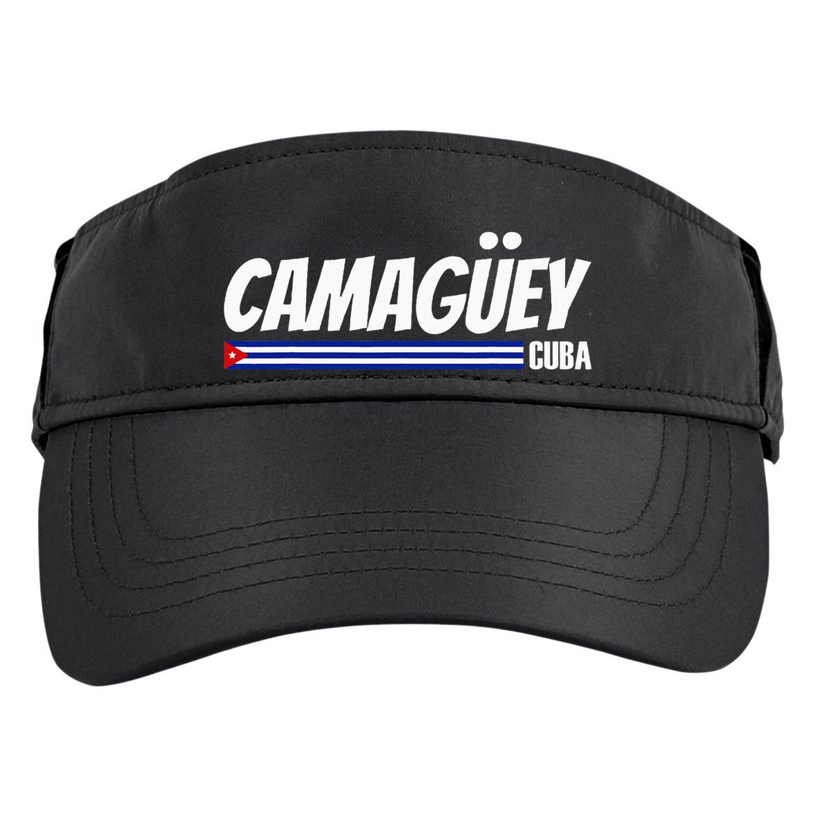 CamagüEy Cuba Travel Proud Cuban Cuba Flag Camaguey Adult Drive Performance Visor