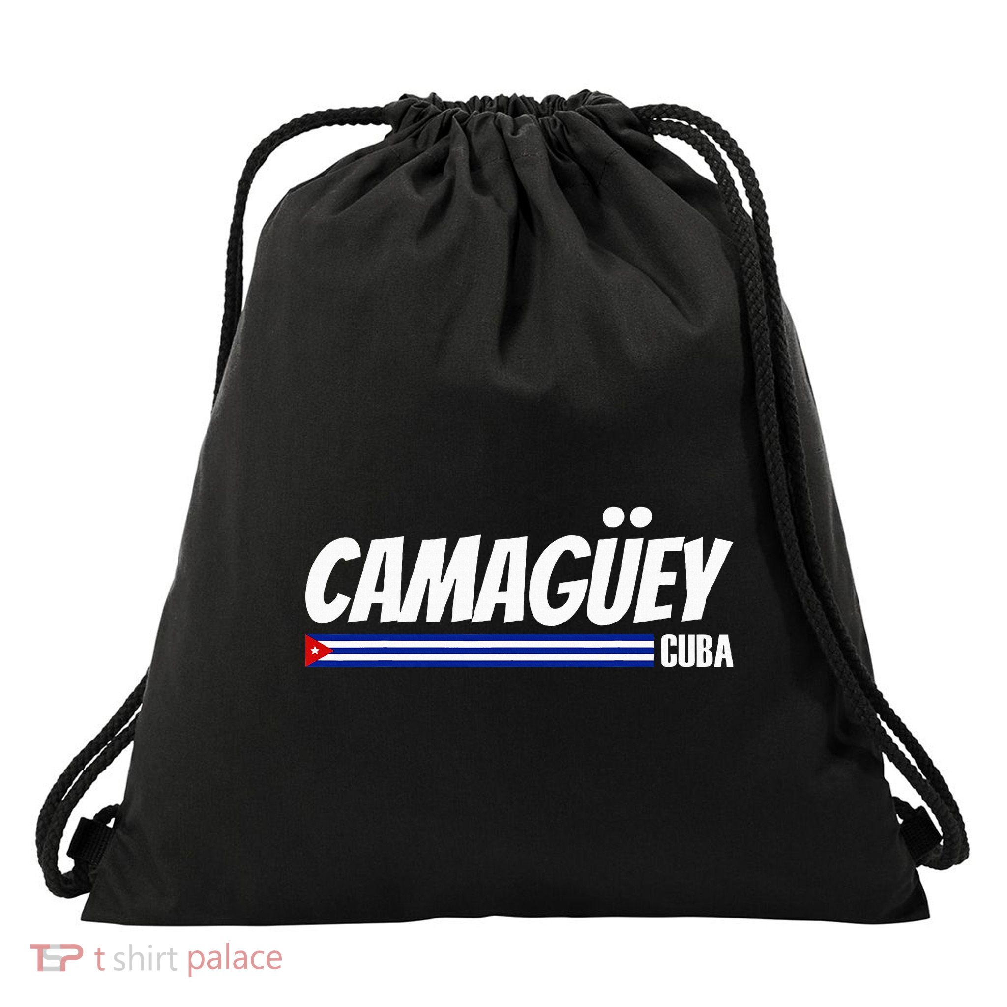 CamagüEy Cuba Travel Proud Cuban Cuba Flag Camaguey Drawstring Bag