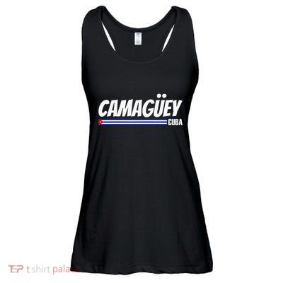 CamagüEy Cuba Travel Proud Cuban Cuba Flag Camaguey Ladies Essential Flowy Tank