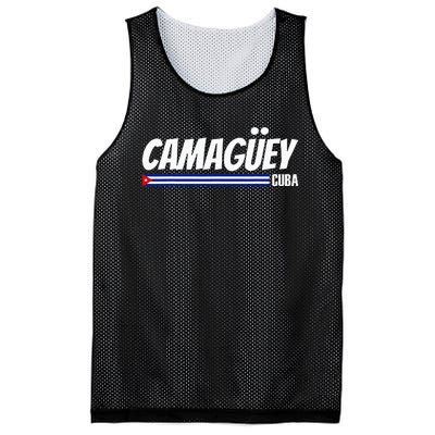 CamagüEy Cuba Travel Proud Cuban Cuba Flag Camaguey Mesh Reversible Basketball Jersey Tank