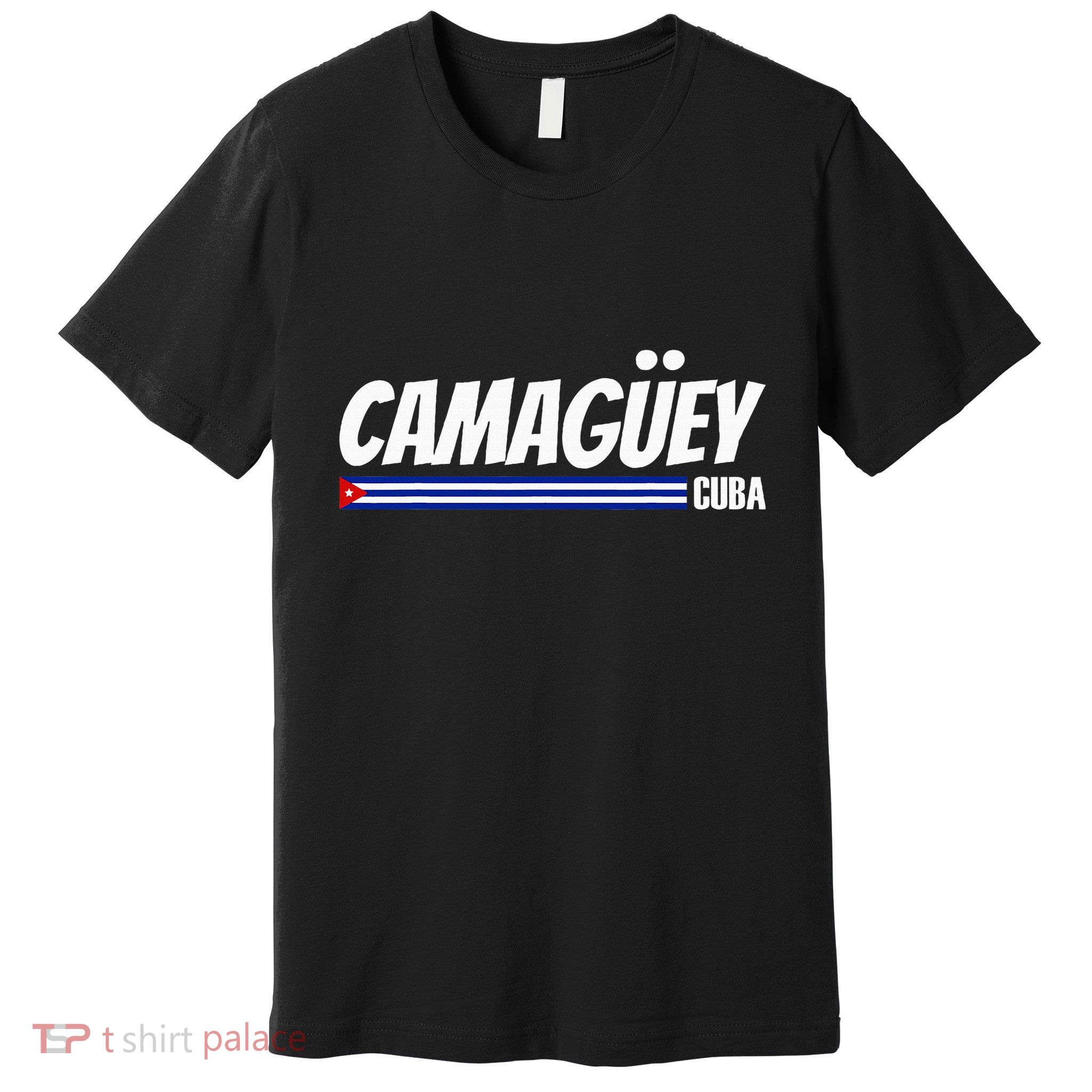 CamagüEy Cuba Travel Proud Cuban Cuba Flag Camaguey Premium T-Shirt