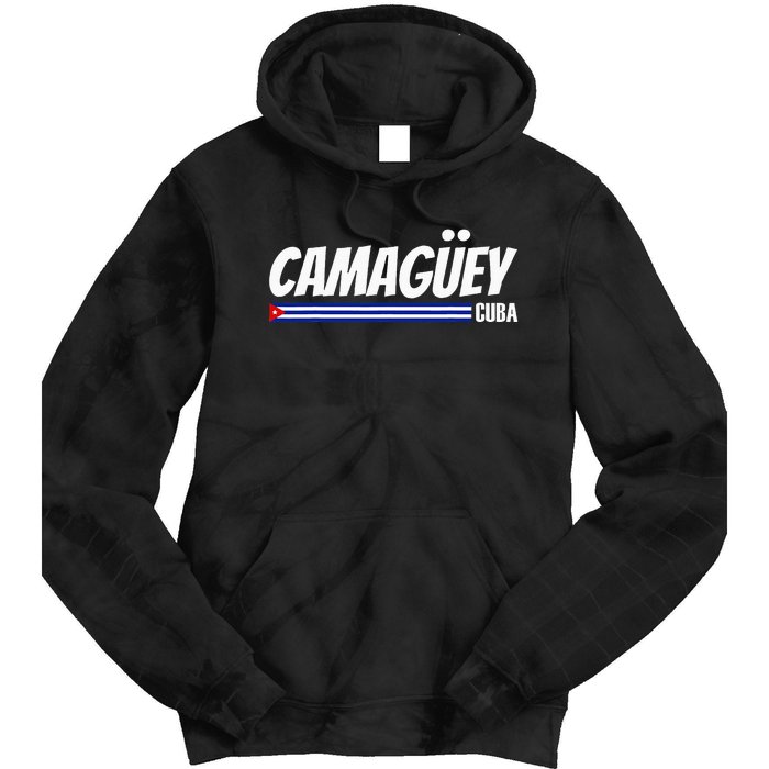 CamagüEy Cuba Travel Proud Cuban Cuba Flag Camaguey Tie Dye Hoodie