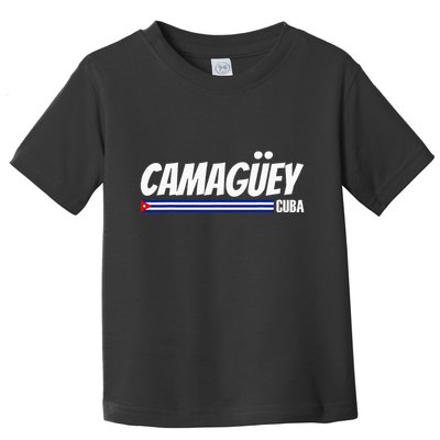 CamagüEy Cuba Travel Proud Cuban Cuba Flag Camaguey Toddler T-Shirt