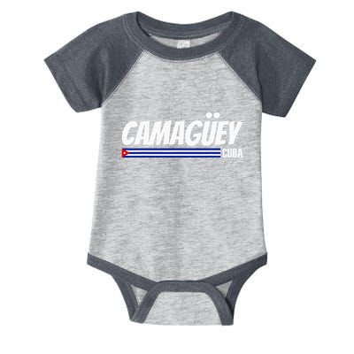 CamagüEy Cuba Travel Proud Cuban Cuba Flag Camaguey Infant Baby Jersey Bodysuit