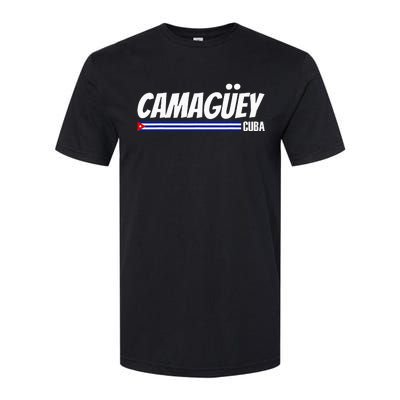 CamagüEy Cuba Travel Proud Cuban Cuba Flag Camaguey Softstyle CVC T-Shirt