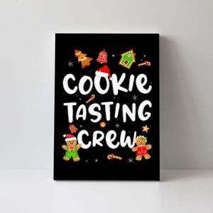 Christmas Cookie Tasting Crew Funny Pajama Family Xmas Canvas