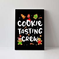 Christmas Cookie Tasting Crew Funny Pajama Family Xmas Canvas