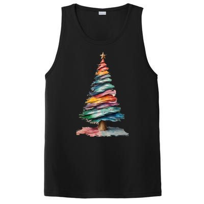 Colorful Christmas Tree PosiCharge Competitor Tank