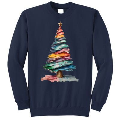 Colorful Christmas Tree Tall Sweatshirt