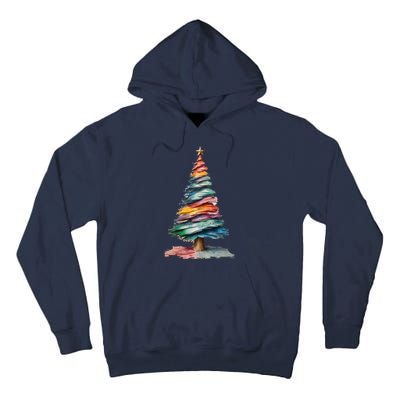 Colorful Christmas Tree Tall Hoodie