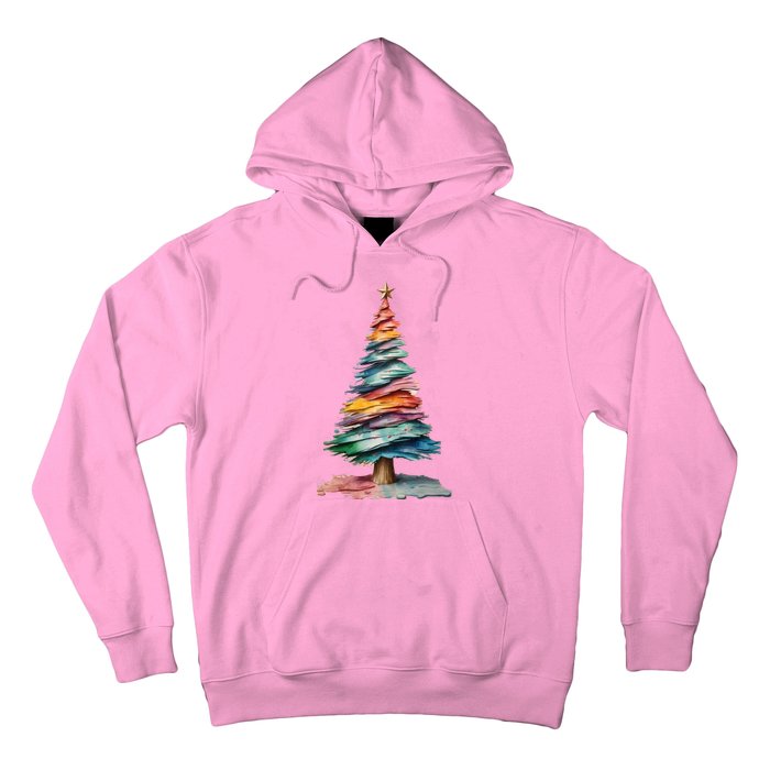 Colorful Christmas Tree Hoodie