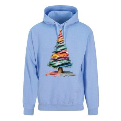 Colorful Christmas Tree Unisex Surf Hoodie