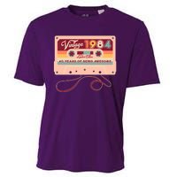 Cute Cassette Tape Limited Edition Vintage 1984 40 Years Of Being Awesome Cooling Performance Crew T-Shirt