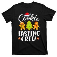 Christmas Cookie Tasting Crew Funny Pajamas Family Xmas T-Shirt