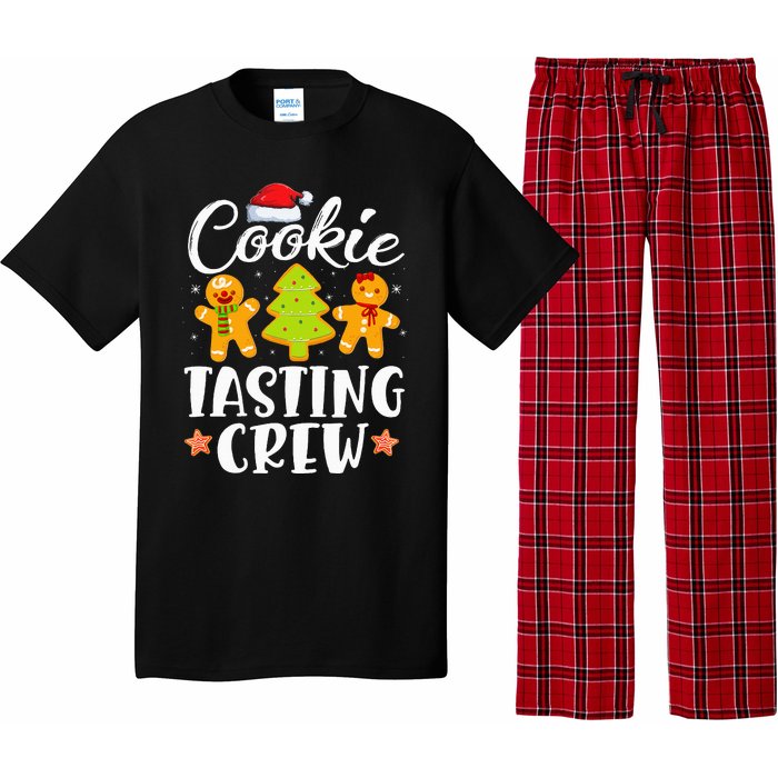 Christmas Cookie Tasting Crew Funny Pajamas Family Xmas Pajama Set