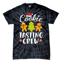 Christmas Cookie Tasting Crew Funny Pajamas Family Xmas Tie-Dye T-Shirt