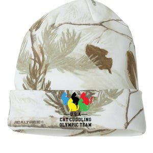 Cat Cuddling Team Kati Licensed 12" Camo Beanie