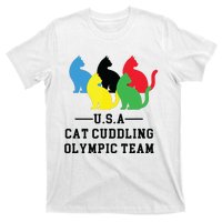 Cat Cuddling Team T-Shirt