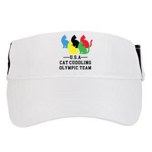 Cat Cuddling Team Adult Drive Performance Visor