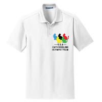 Cat Cuddling Team Dry Zone Grid Polo