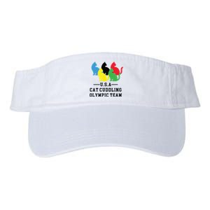 Cat Cuddling Team Valucap Bio-Washed Visor