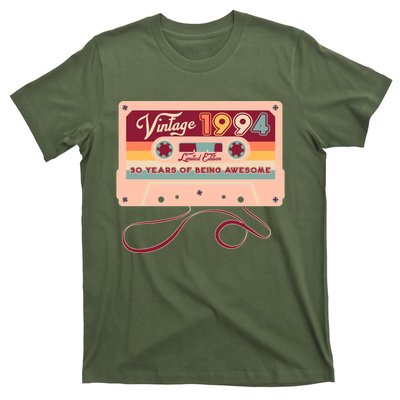 Cute Cassette Tape Limited Edition Vintage 1994 30 Years Of Being Awesome T-Shirt