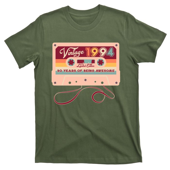 Cute Cassette Tape Limited Edition Vintage 1994 30 Years Of Being Awesome T-Shirt