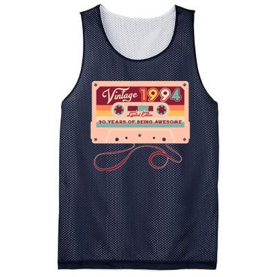 Cute Cassette Tape Limited Edition Vintage 1994 30 Years Of Being Awesome Mesh Reversible Basketball Jersey Tank