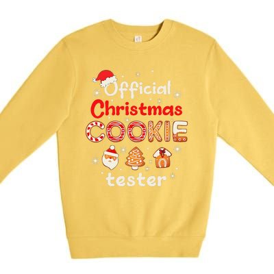 Christmas Cookie Tester Taster Baking Crew Premium Crewneck Sweatshirt