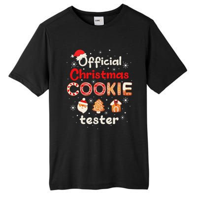 Christmas Cookie Tester Taster Baking Crew Tall Fusion ChromaSoft Performance T-Shirt