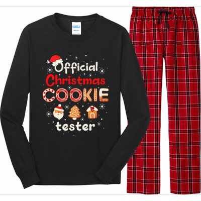 Christmas Cookie Tester Taster Baking Crew Long Sleeve Pajama Set