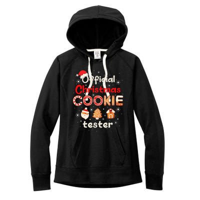 Christmas Cookie Tester Taster Baking Crew Women's Fleece Hoodie