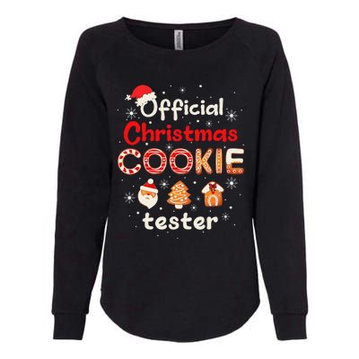 Christmas Cookie Tester Taster Baking Crew Womens California Wash Sweatshirt