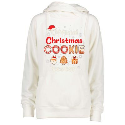 Christmas Cookie Tester Taster Baking Crew Womens Funnel Neck Pullover Hood