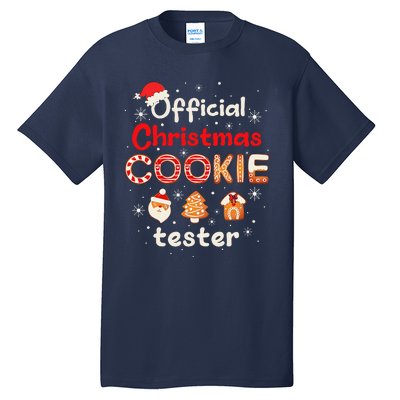 Christmas Cookie Tester Taster Baking Crew Tall T-Shirt