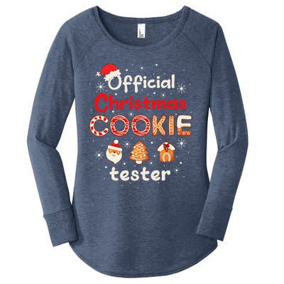 Christmas Cookie Tester Taster Baking Crew Women's Perfect Tri Tunic Long Sleeve Shirt