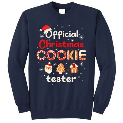 Christmas Cookie Tester Taster Baking Crew Tall Sweatshirt