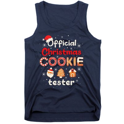 Christmas Cookie Tester Taster Baking Crew Tank Top