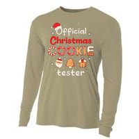 Christmas Cookie Tester Taster Baking Crew Cooling Performance Long Sleeve Crew