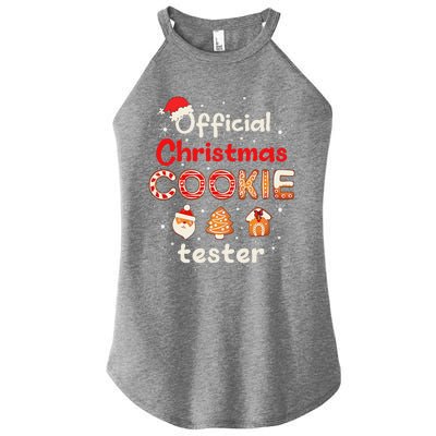 Christmas Cookie Tester Taster Baking Crew Women's Perfect Tri Rocker Tank